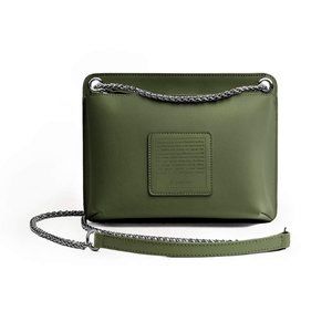 Opus Mind Chain Zip Crossbody Bag, Moss Green